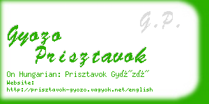 gyozo prisztavok business card